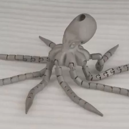 3d Metalen Octopus Productie