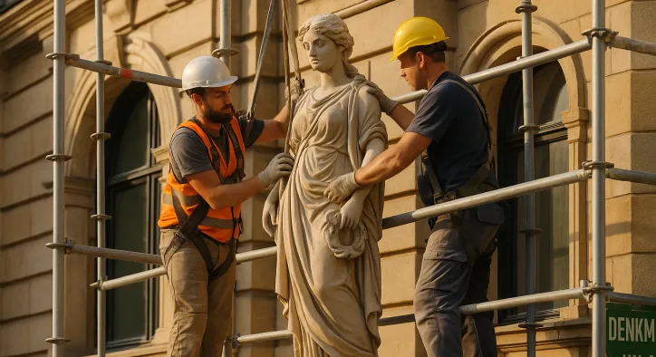 Beeldhouwwerk Productie: Internationale Levering