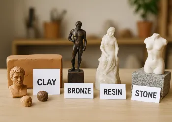Materialen Gebruikt in Beeldhouwwerk Productie