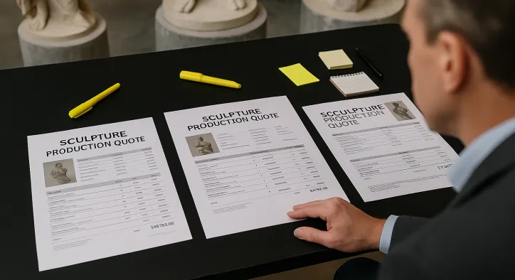 Hoe een Offerte voor Beeldhouwwerk Productie te Beoordelen